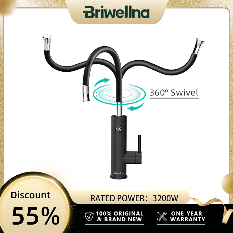 Kitchen Appliances And Utensils - เครื่องทำน้ำอุ่นไฟฟ้าบริเวลล์นา 220V 2 in 1 ก๊อกน้ำในครัวแบบไม่ใช้ถังเก็บน้ำ