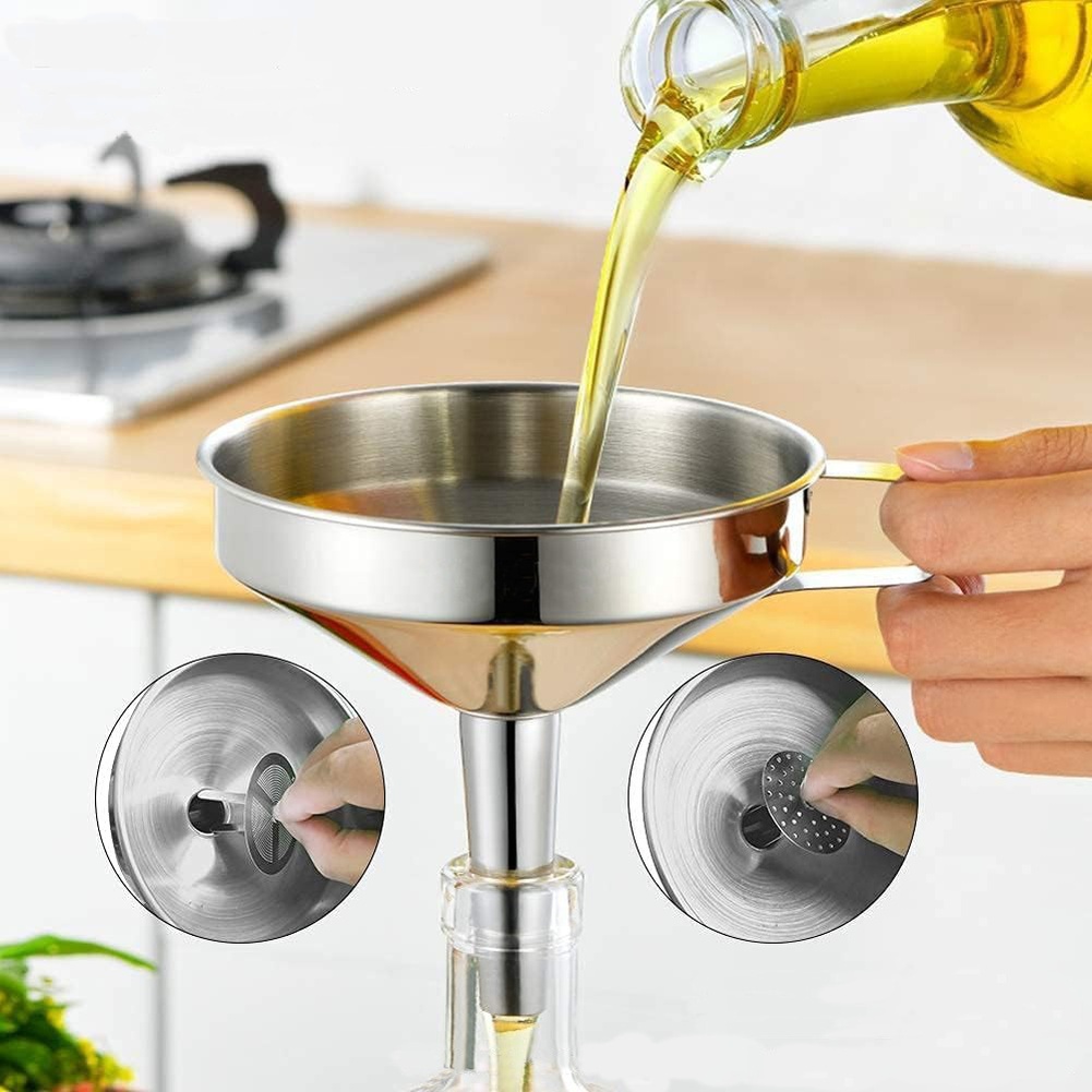 กรวยกรองน้ำมันสแตนเลส 1 ชิ้น ป - Kitchen Appliances Packages บทวิจารณ์และราคา