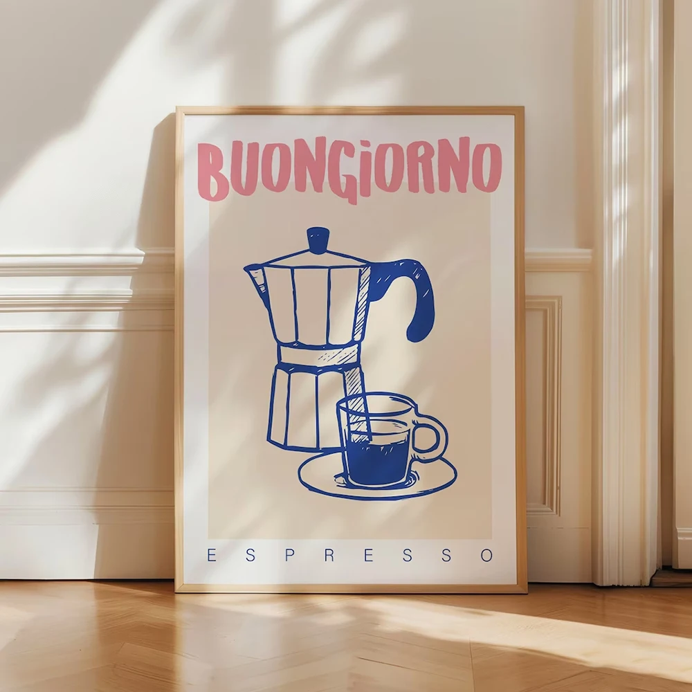 โมเดิร์นกาแฟ Espresso Wall Art - Kitchen Appliances Vintage บทวิจารณ์และราคา