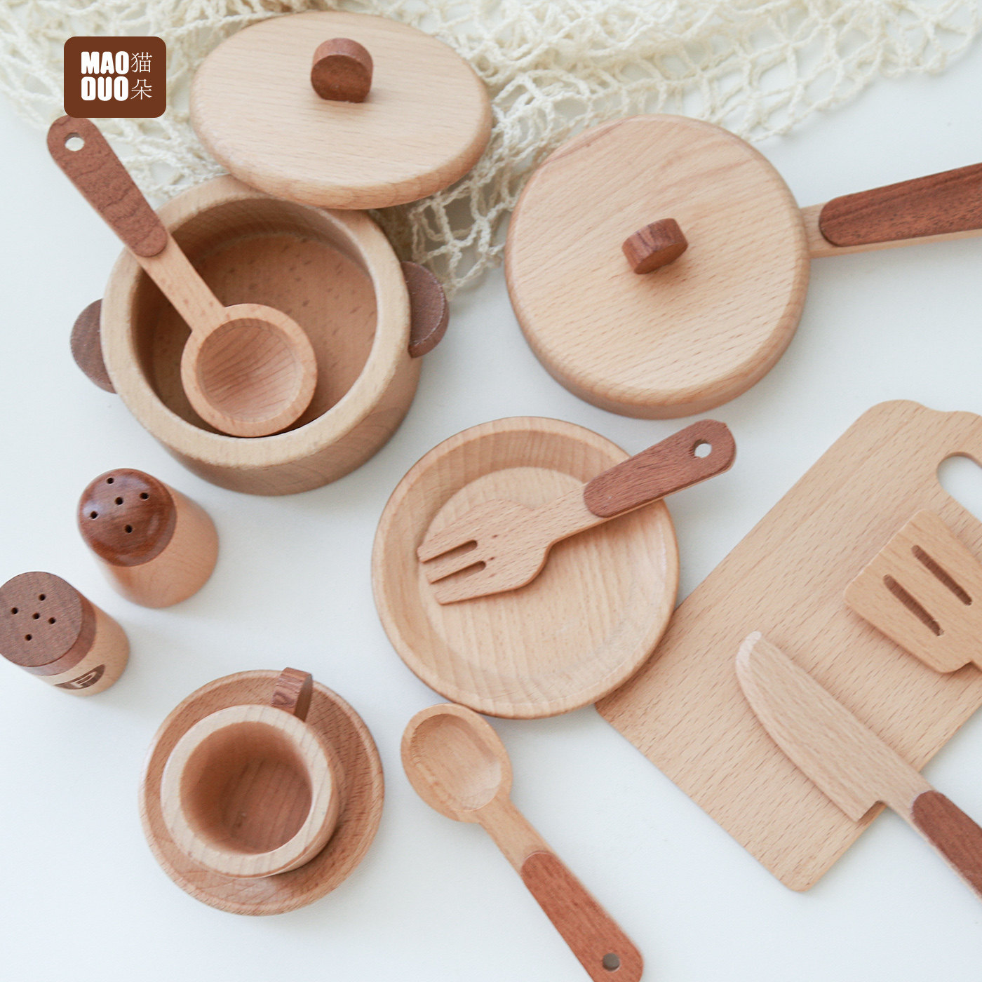 ชุดครัวไม้บีชสำหรับเด็กของเล่น - Kitchen Appliances And Utensils บทวิจารณ์และราคา