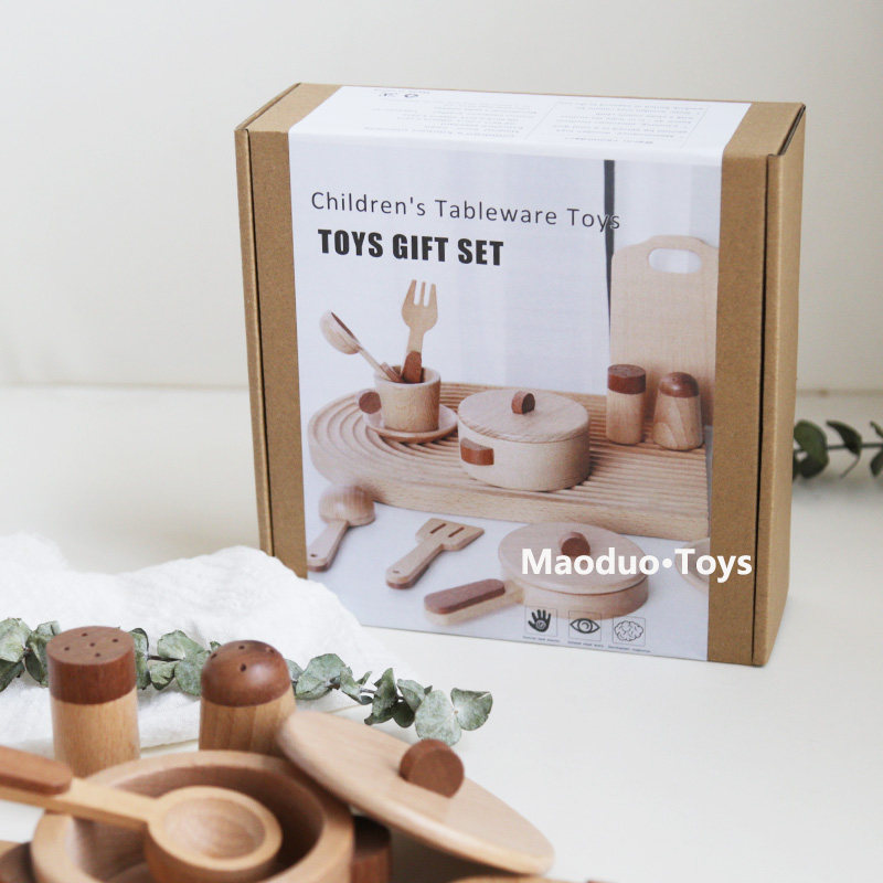 ชุดครัวไม้บีชสำหรับเด็กของเล่น - Kitchen Appliances And Utensils บทวิจารณ์และราคา