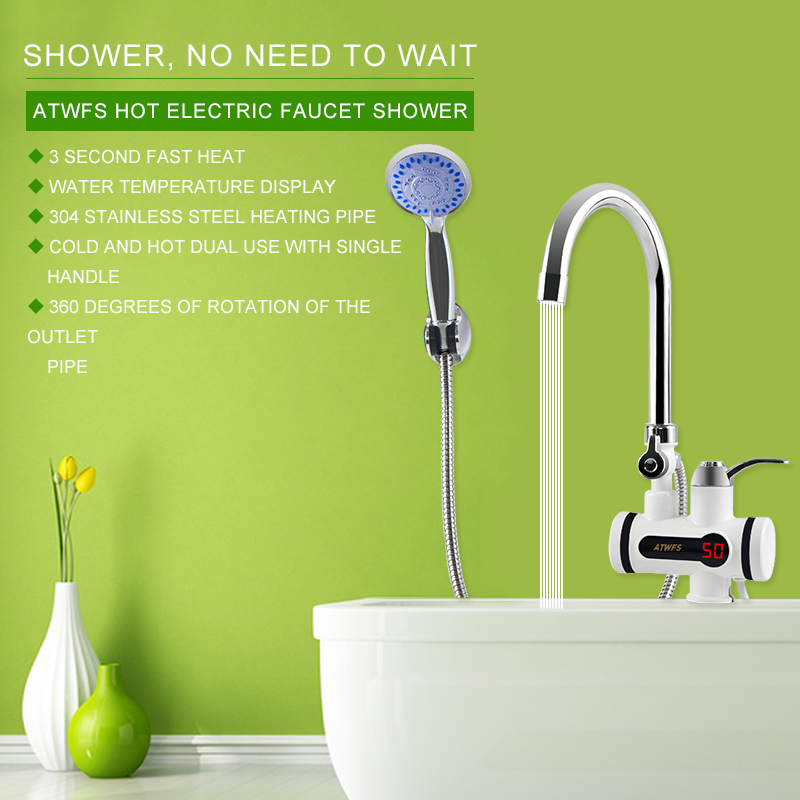 ATWFS 3000W เครื่องทําน้ําอุ่น - Kitchen Appliances And Utensils บทวิจารณ์และราคา