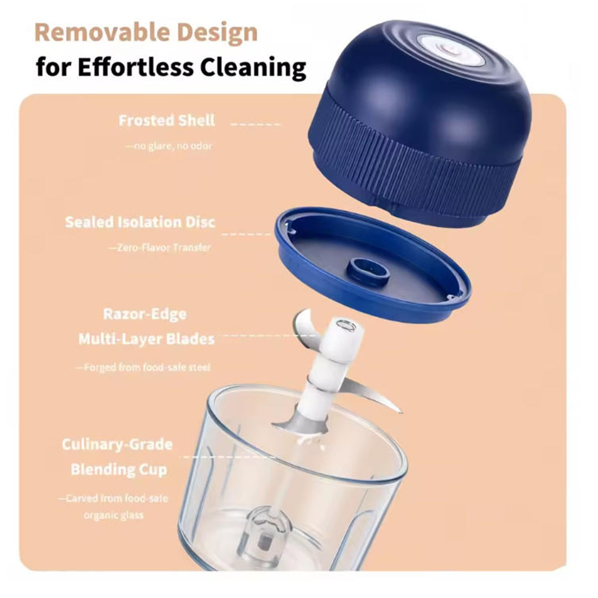 เครื่องบดกระเทียมไฟฟ้า 1 ชิ้น  - Kitchen Appliances Commercial บทวิจารณ์และราคา